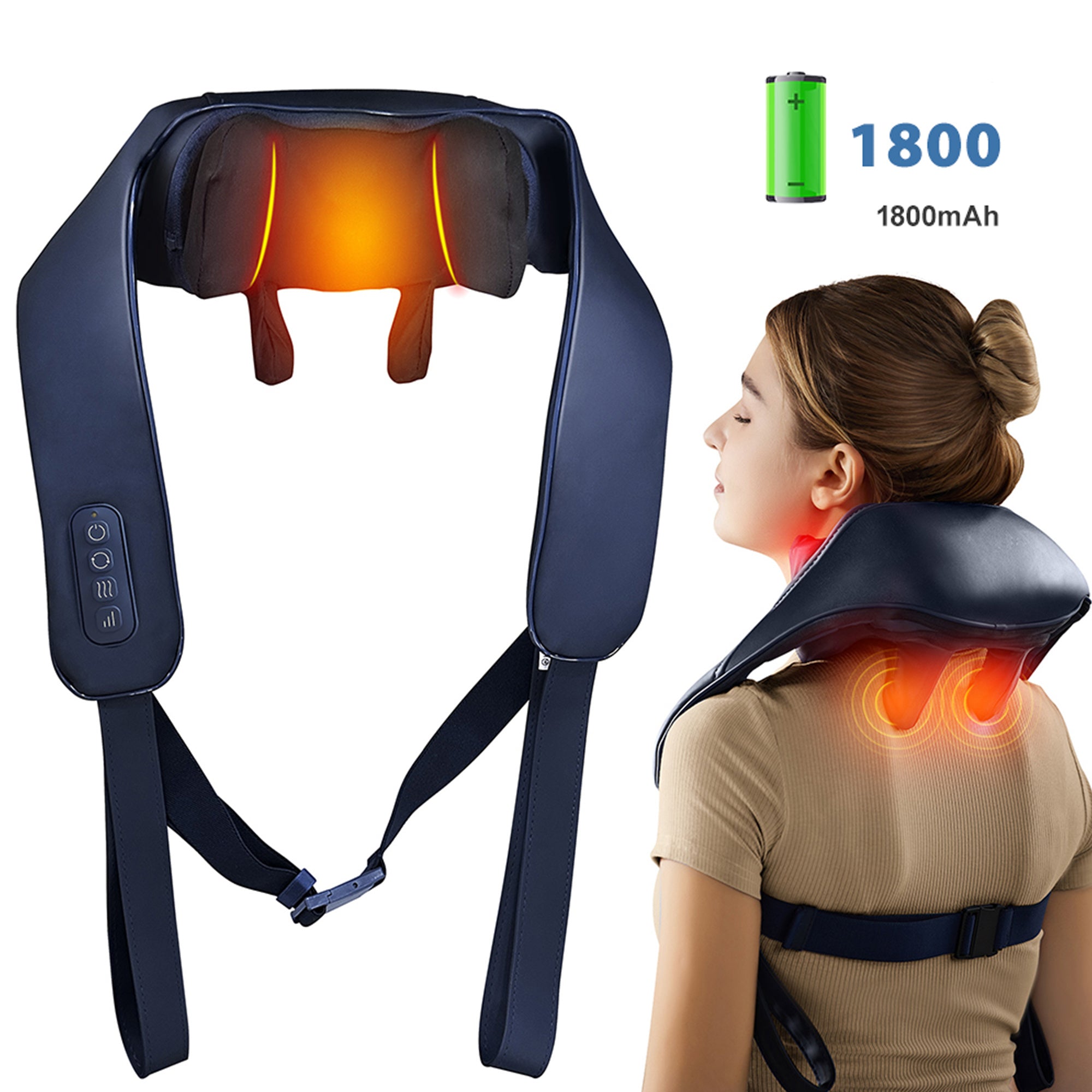 Cordless Shiatsu Neck And Back Massager